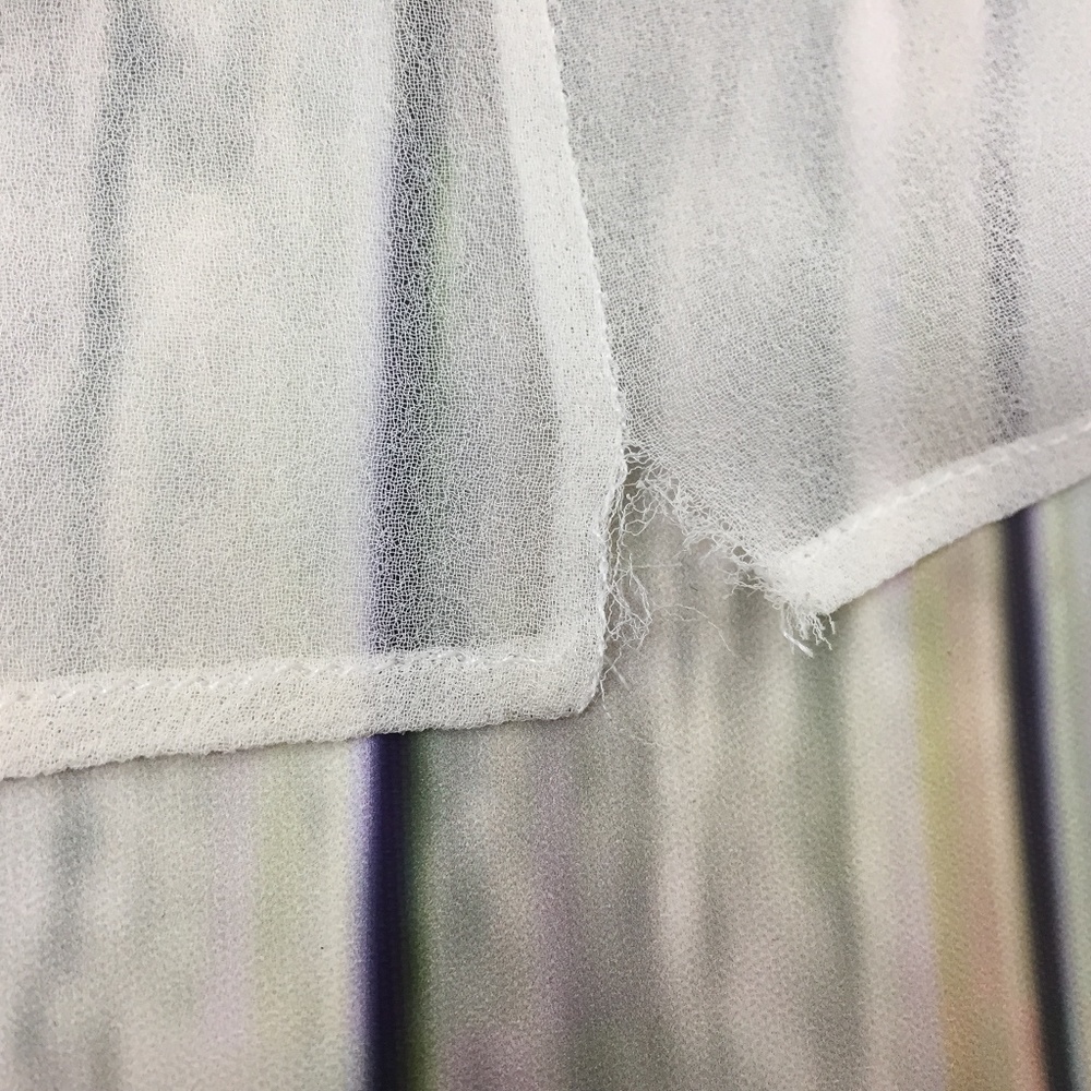 Derek Lam Dress Sz US 10 Shift Black White Silk - Picture 6 of 8